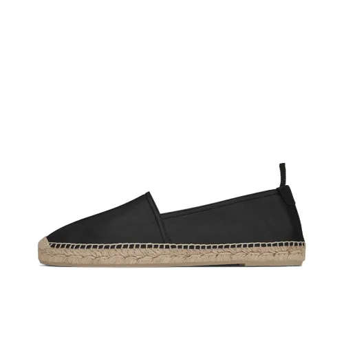 SAINT LAURENT Embroidered Monogram Espadrilles