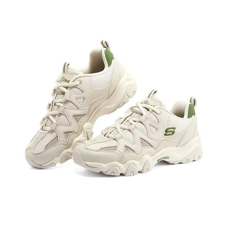 Skechers D'Lites 2.0 'White Green' Women's-2