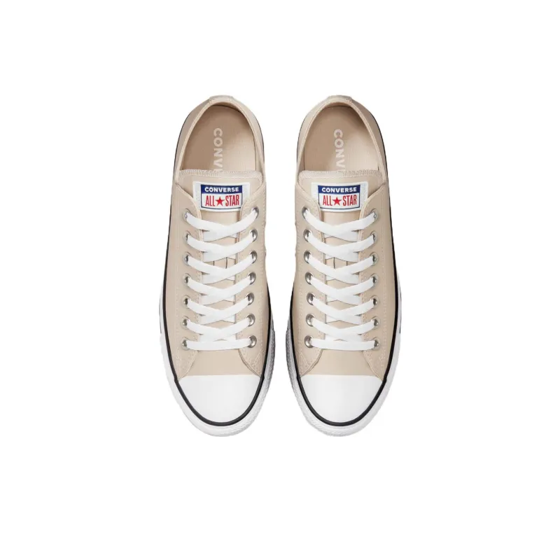 Converse Chuck Taylor All Star Anti-Slip And Wear-Resistant Coverage Low-Top Canvas Shoes Unisex Ecru-3
