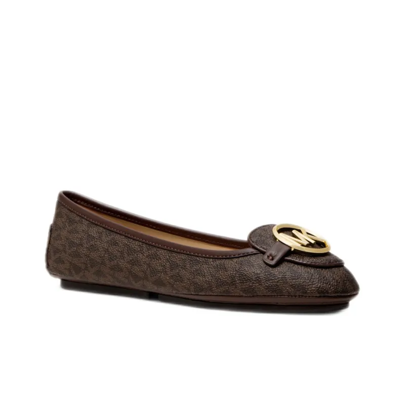 Michael Michael Kors Grained Ballerina Flats-2