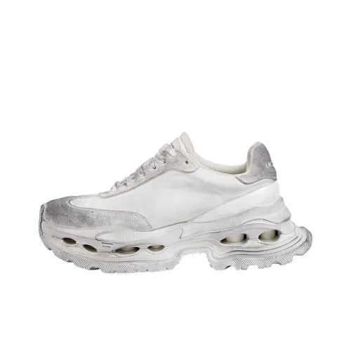 UOOYAA Low-Top Chunky Sneakers Women's White