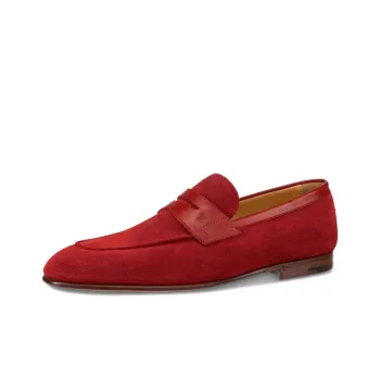 LOUIS VUITTON Saint-Georges Casual Shoes Men's Red