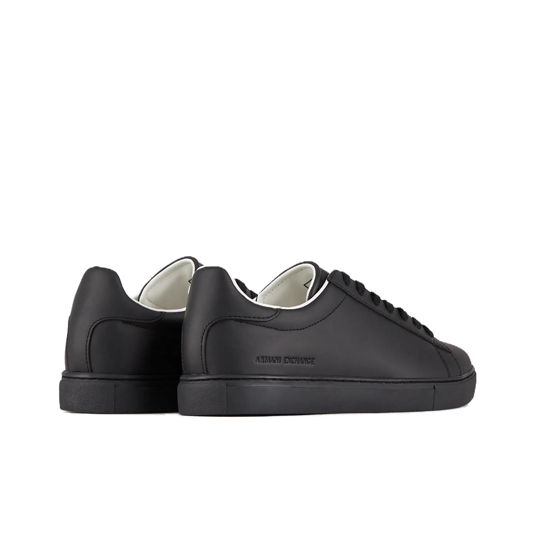 ARMANI EXCHANGE Low-top Leather Sneakers - POIZON