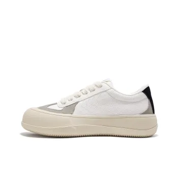 ZHIMAJIE x Feiyue Canvas Shoes Women's White Gray
