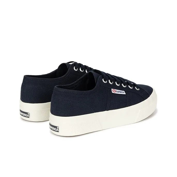 SUPERGA Lightweight Low-Top Canvas Shoes Women's Black-3