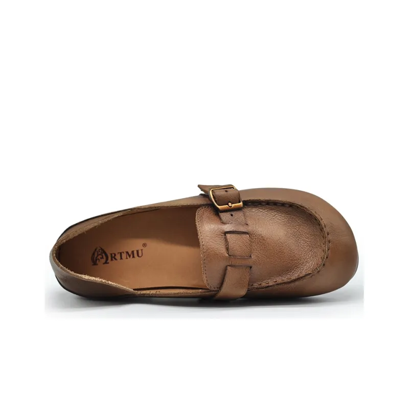 ARTMU Women's Casual Shoes Women's Low Top Coffee/Camel-4