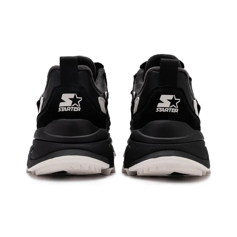 STARTER Shock Absorbers With Slip Resistant Features Low Top Chunky Sneakers Women's Black-4