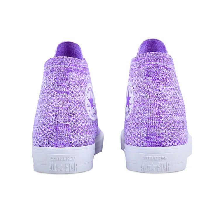 Chuck Taylor All Star Nike X Converse Flyknit High 'Hyper Grape'-4