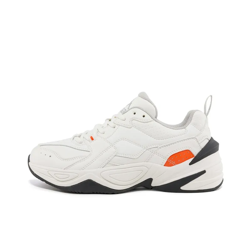 Kappa Anti-Slip Wear-Resistant Low-Top Chunky Sneakers Unisex White-0