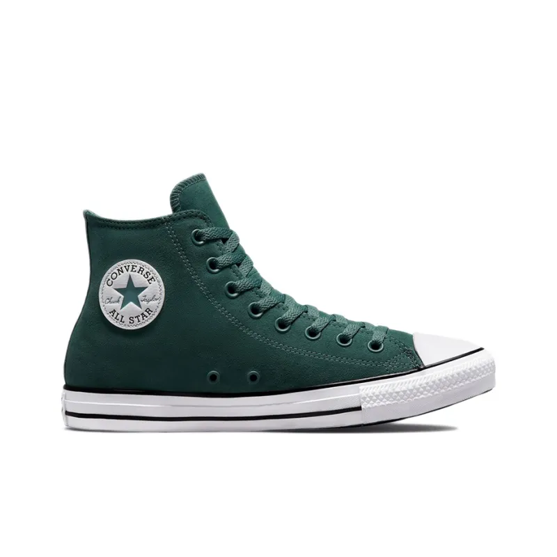 Converse Chuck Taylor All Star Anti-Slip And Wear-Resistant Lightweight High-Top Canvas Shoes Unisex Dark Green-1