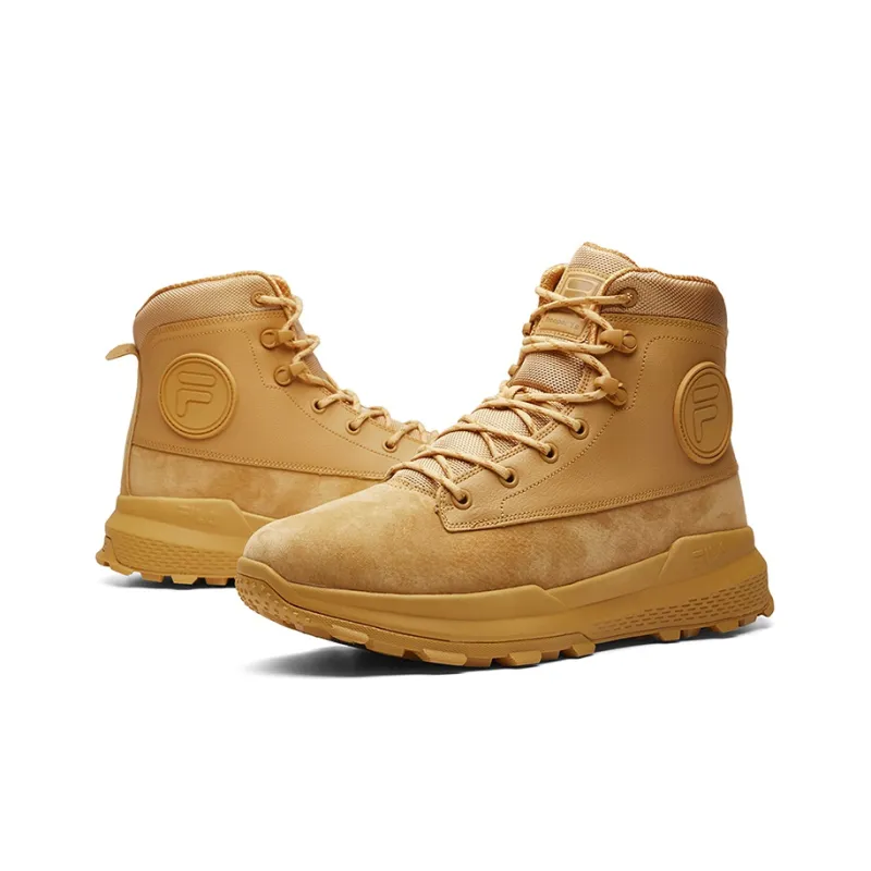 FILA Trooper 1S Outdoor Fleece Lined High Top Outdoor Yellow-2
