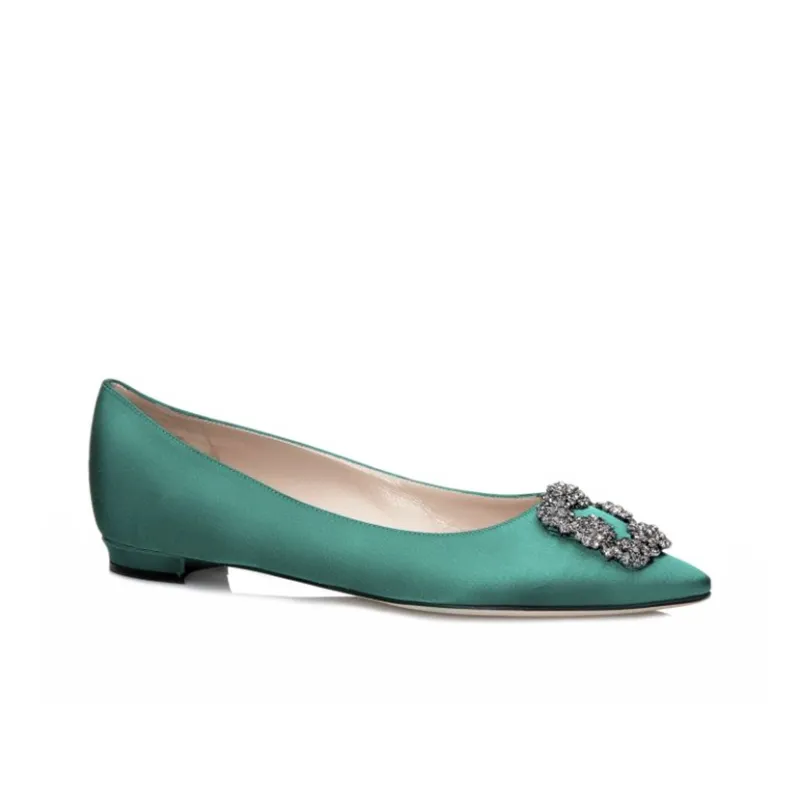 MANOLO BLAHNIK Women's Casual Shoes Women's Green-3