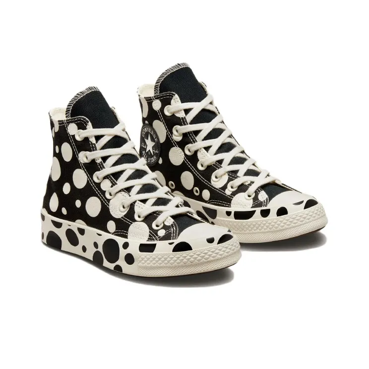 Converse Women's Chuck 70 High 'Polka Dots Black' Women's-2