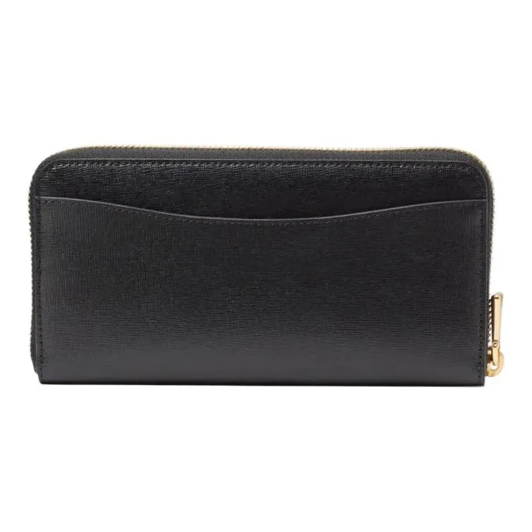 Kate Spade Leather Clutches Wallets Small Size Women's Black-1
