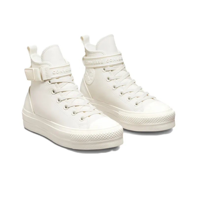 Converse Women's Chuck Taylor All Star Lift Platform Hike High 'Vintage White' Women's-2