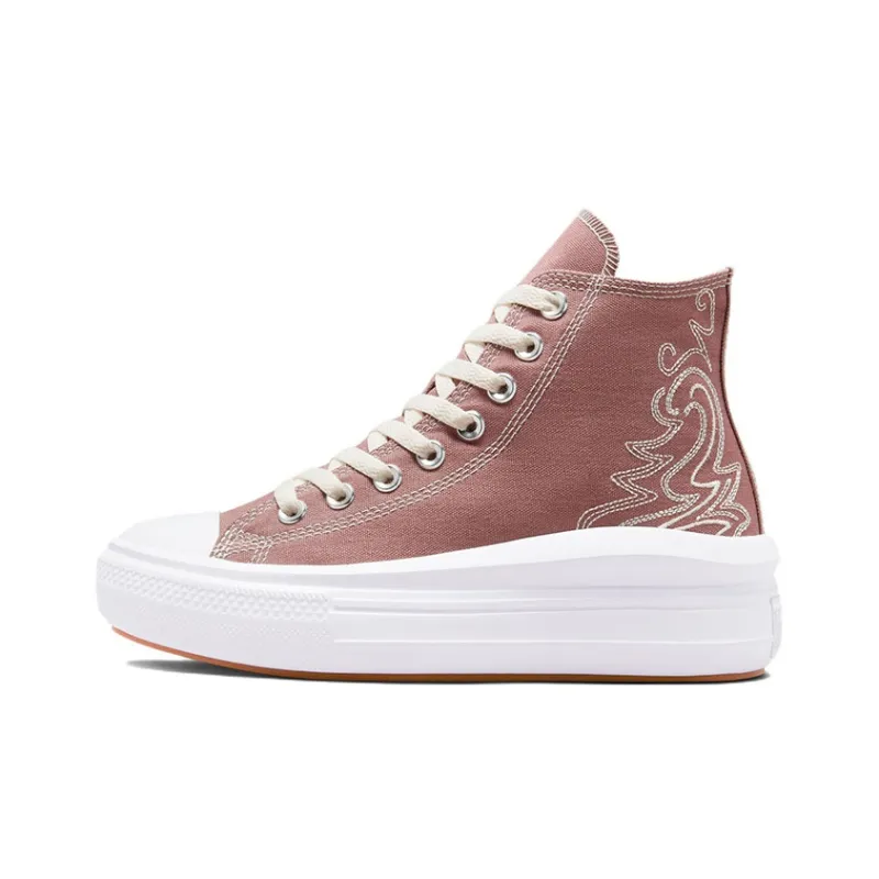 Converse Chuck Taylor All Star Move Platform Hi Western Embroidery Saddle Women's-0