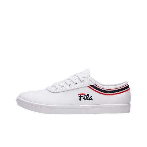 FILA Classic Canvas Shoes Women's Low-Top Group White/Red/Legend Blue