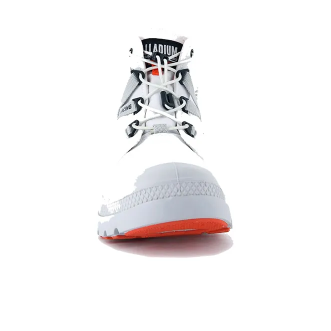 Palladium Pampa Outdoor Shoes Unisex High Top White/Gray-3