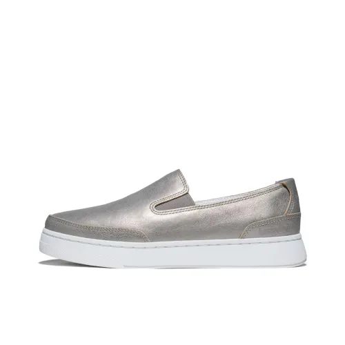 Timberland Women's Casual Shoes Women's Low-Top Silver Gray/White