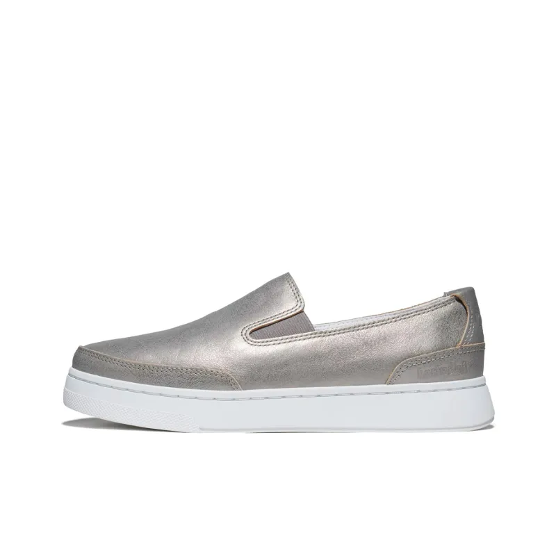 Timberland Women's Casual Shoes Women's Low Top Silver Gray/White-0