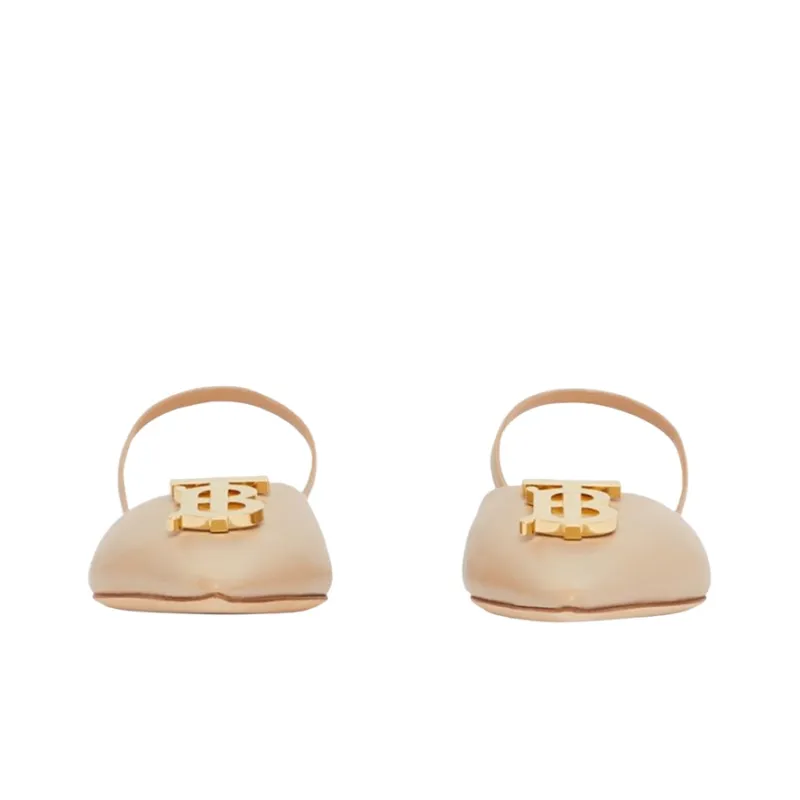 Burberry Burberry Casual Single Shoes Women's Soft Yellow Umber-2
