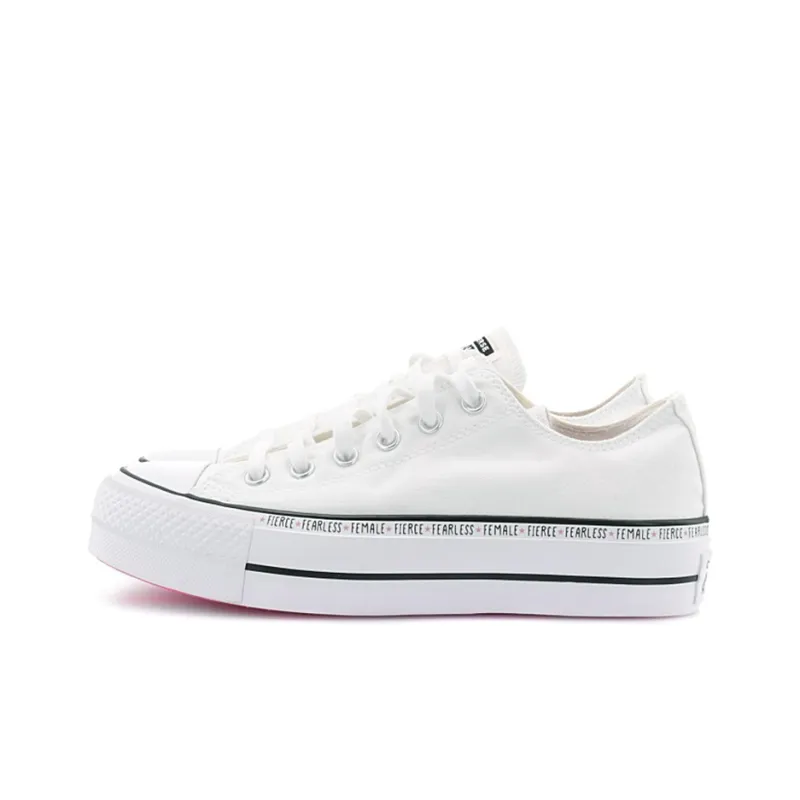 Converse Chuck Taylor All Star Lift Low Top White Sneakers Women's-2