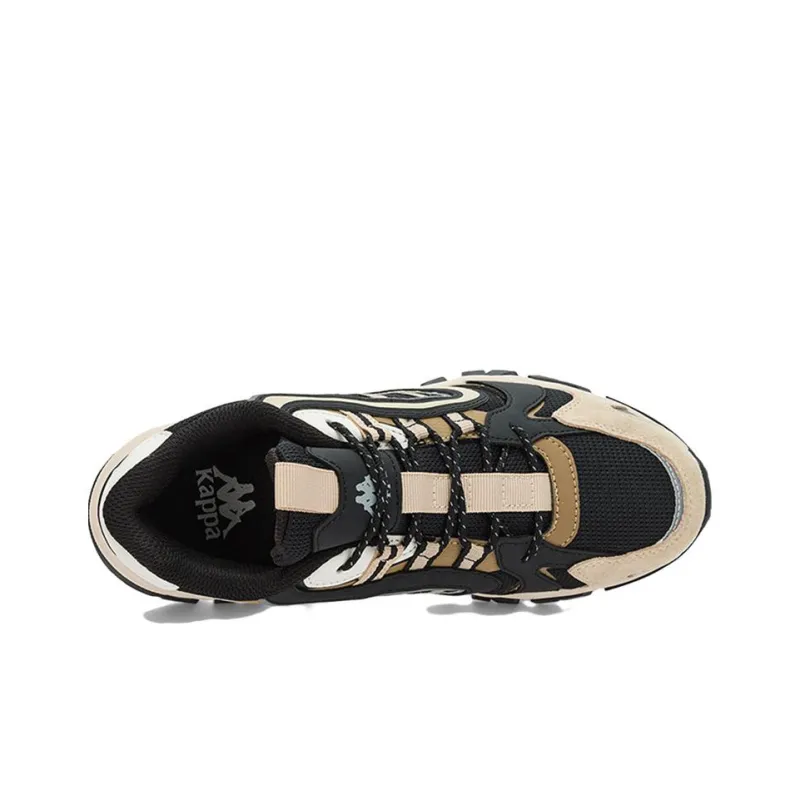 Kappa Low Top Chunky Sneakers Unisex Black Beige-5