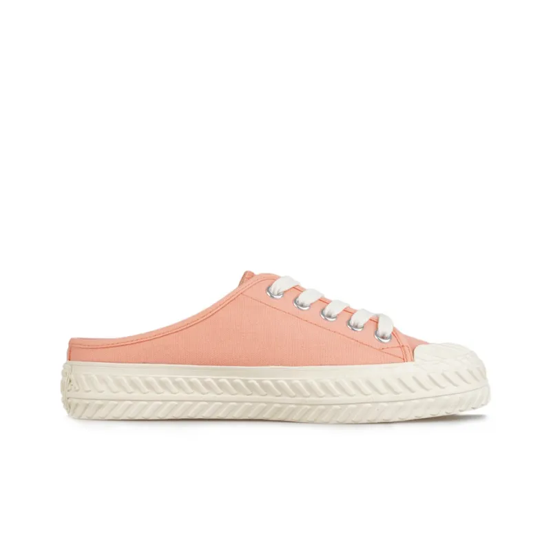 MLB Playball Mule Anti Slip Wear Resistant Low Top Canvas Shoes Unisex Cherry Blossom Pink-1
