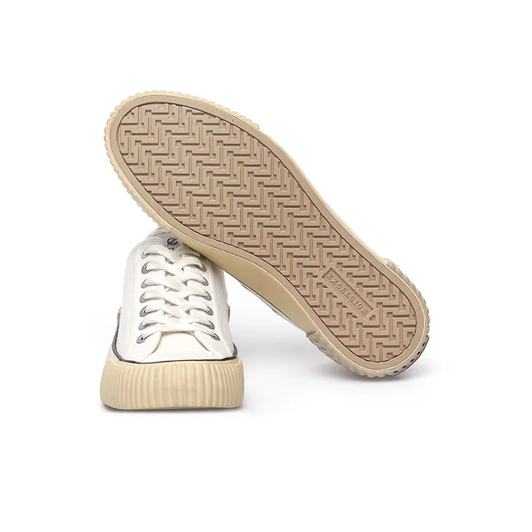 Excelsior Canvas Shoes Unisex Low Top White-4
