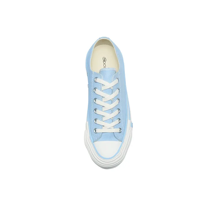GOOD BAI Canvas Shoes Unisex Low Top Baby Blue-3