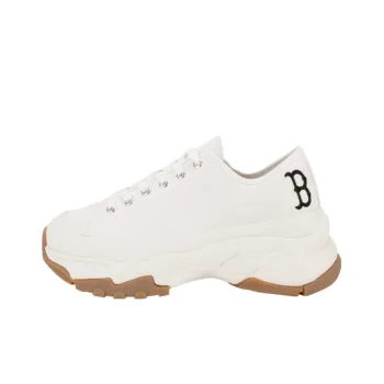 MLB Big Ball Chunky Low New York Yanker Anti Slip Wear Resistant Low Top Chunky Sneakers Unisex White
