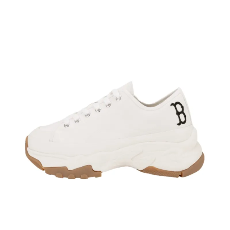 MLB Big Ball Chunky Low New York Yanker Anti Slip Wear Resistant Low Top Chunky Sneakers Unisex White-0
