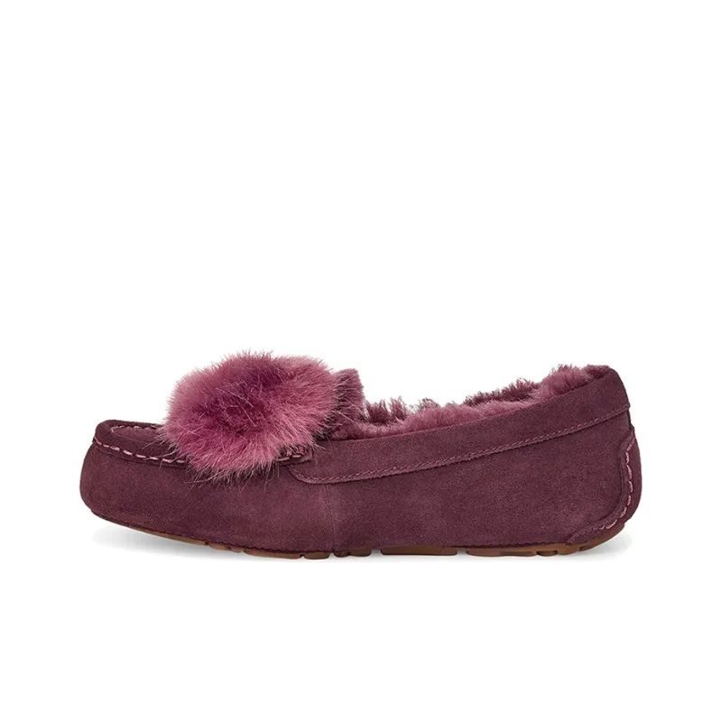 UGG Holiday Ansley Puff Bow 'Purple Red' Women's-0
