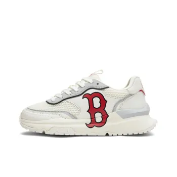 MLB Chunky Runner Boston Red Sox Anti Slip Wear Resistant Low Top Double Layer Chunky Sneakers Unisex Ivory