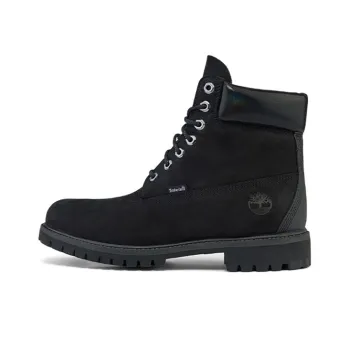 Timberland Premium 6 Inch Waterproof Wide Fit Boot 'Black Nubuck'