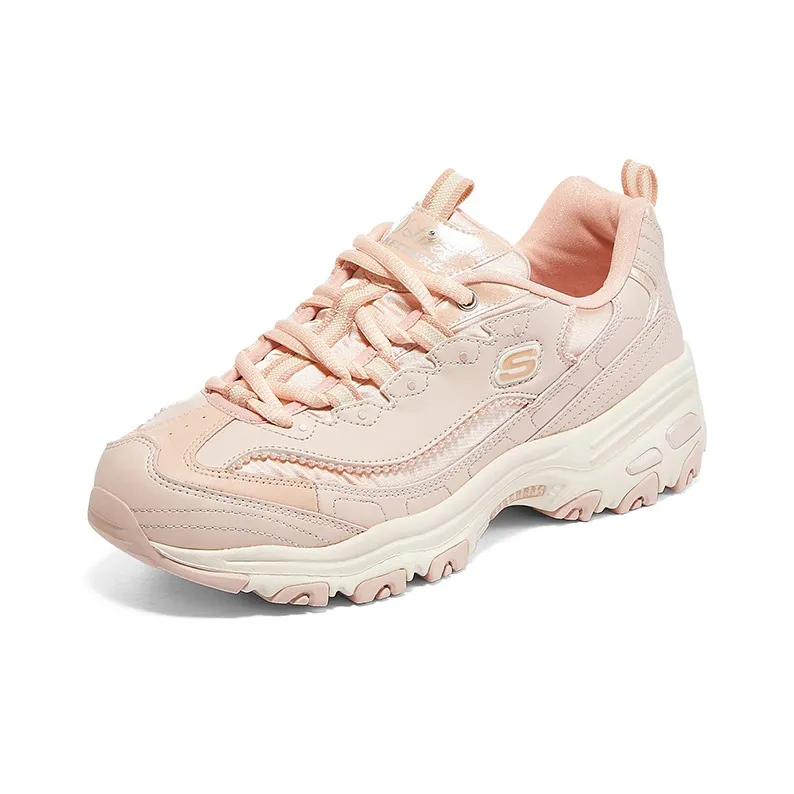 Skechers D'Lites 1.0 'Pink White' Women's-2