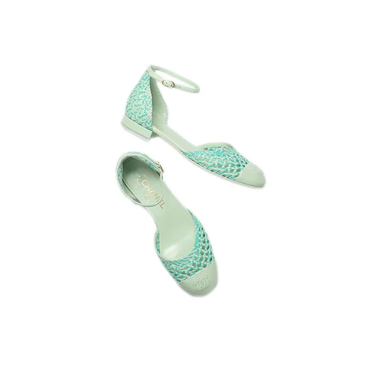 CHANEL Women's Casual Shoes Women's Green-3