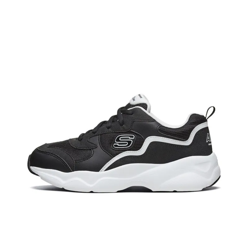 Skechers D'Lites Airy 'Black White' Women's-0