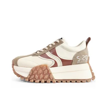 Rosa Bianca Chunky Sneakers Women's White Apricot