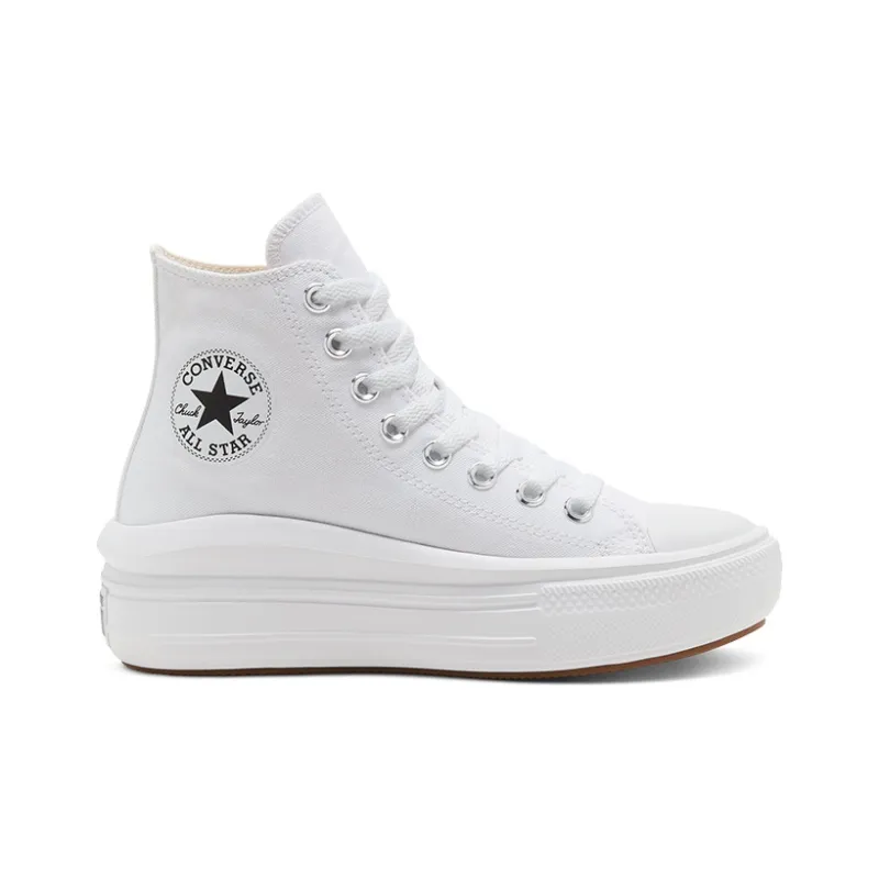 Converse Chuck Taylor All Star Move Hi White Women's-1