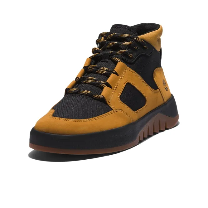 Timberland Suway Chukka Ankle-Length Outdoor Boots Black Yellow-2