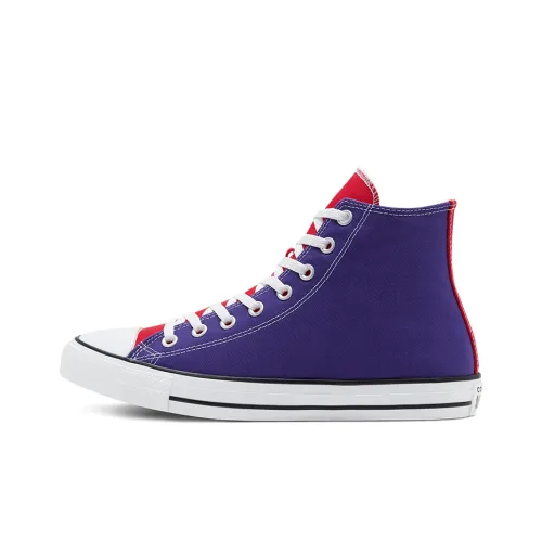 Converse Chuck Taylor All Star Canvas Shoes Unisex High-Top Green/Red/Purple