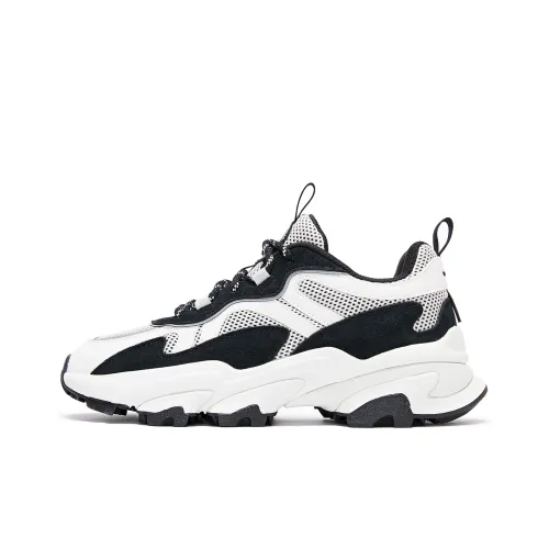 STARTER Anti Slip And Wear Resistant Breathable Low Top Chunky Sneakers Women's Black White
