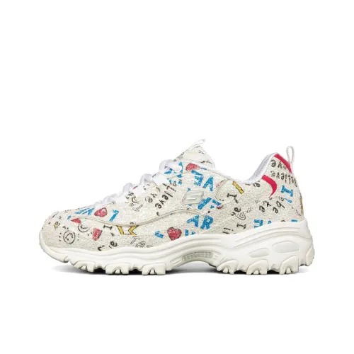 Skechers D'Lites 1.0 Low Top Daddy Shoes Multi Color Women's
