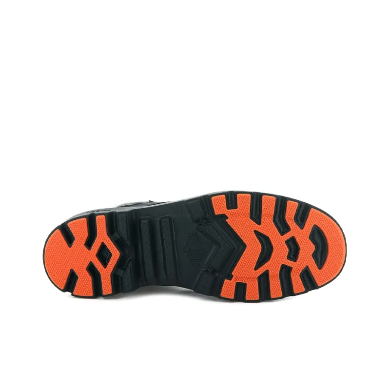 Palladium Pampa Lite+ Vapor Wp+ Anti-Slip And Wear-Resistant Breathable High-Top Canvas Shoes Unisex Black-4