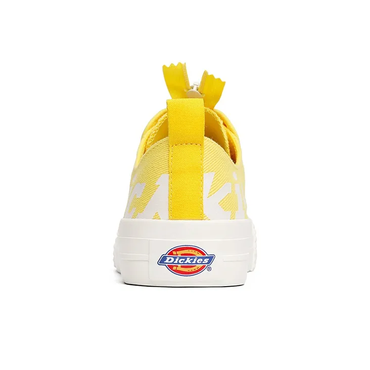 Dickies Canvas Shoes Unisex Low-Top Yellow-3
