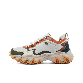 Skechers Wildfire Shoes Cushioning Abrasion Resistant Support Low Top Chunky Sneakers Men's Gray