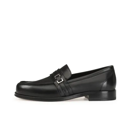 SERGIO ROSSI Buckle-detail Leather Loafers