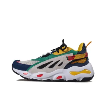LiNing Butterfly Chunky Sneakers Men Low Top White/Blue/Yellow