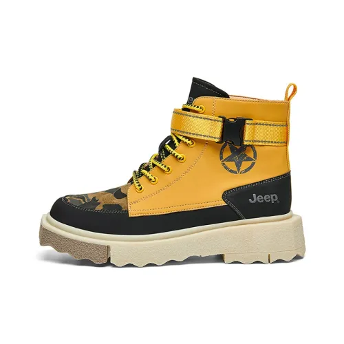 Jeep Outdoor Boots Men Yellow